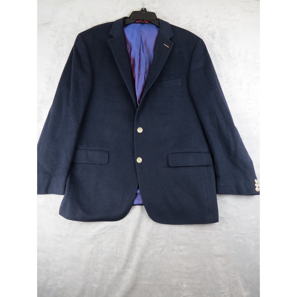 Bartorelli Napoli Wool Cashmere Navy Blazer EU 56R Italian Old Money (US 46R)
